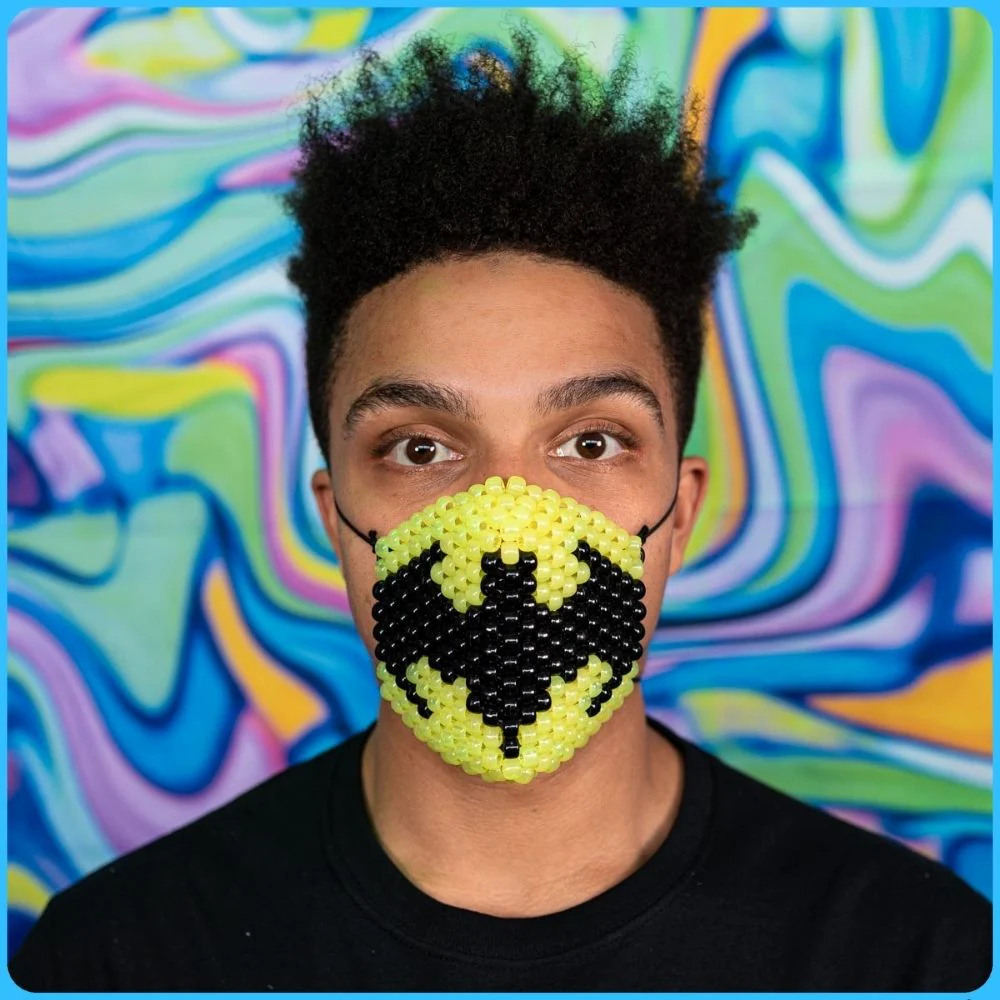 Batman Glow-in-the-Dark Surgical Kandi Mask