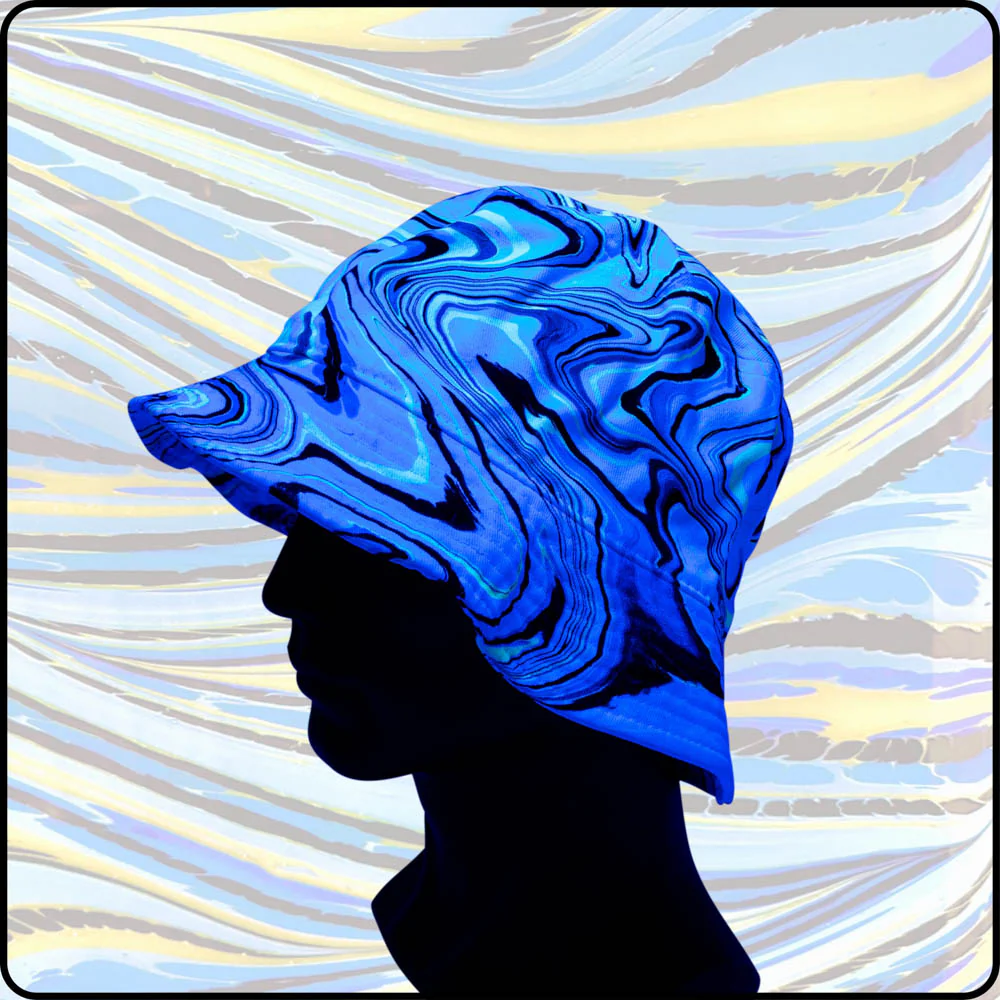 Beach Please UV Hydro-Dipped Bucket Hat - Image 4