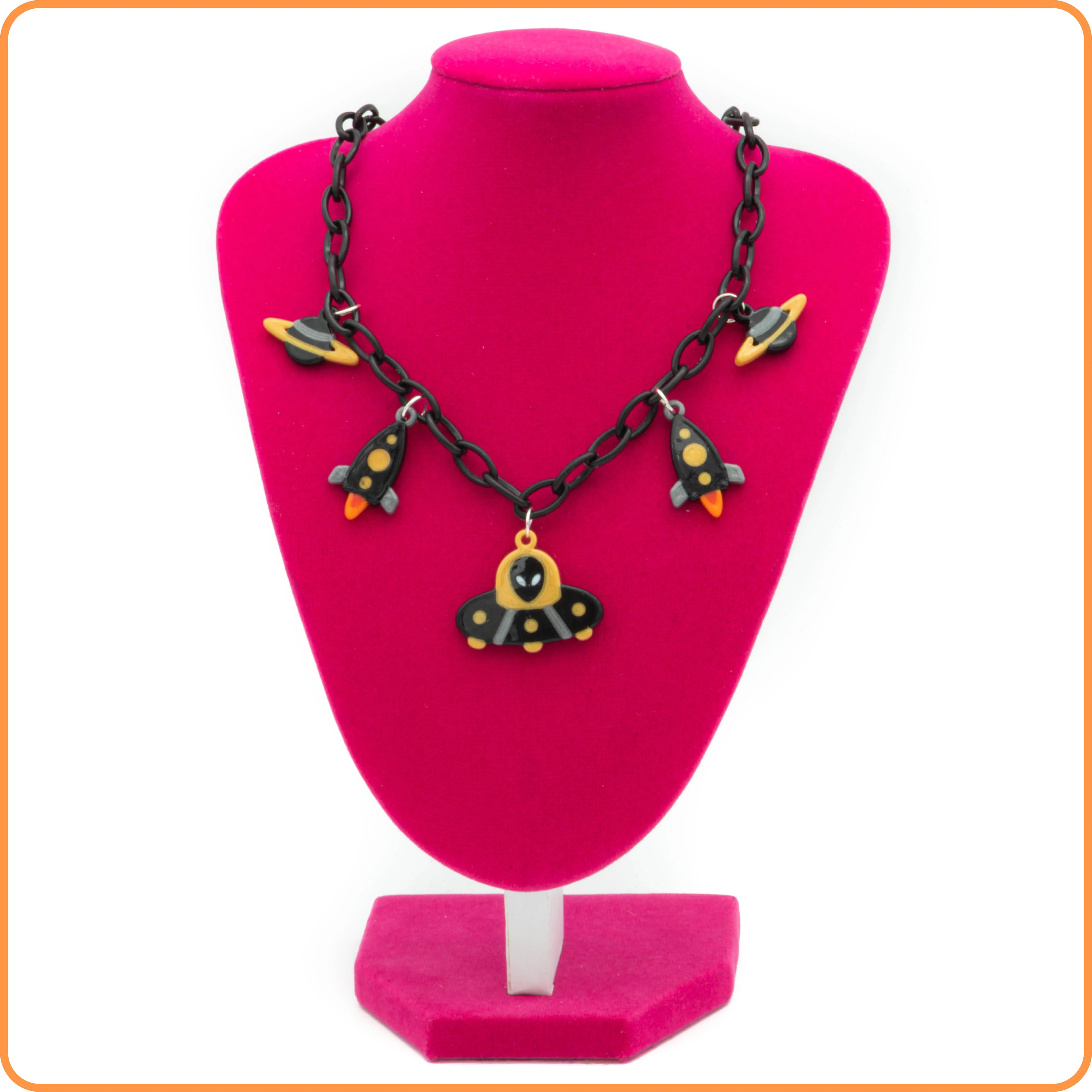 Black Space Vibes Necklace - Image 2