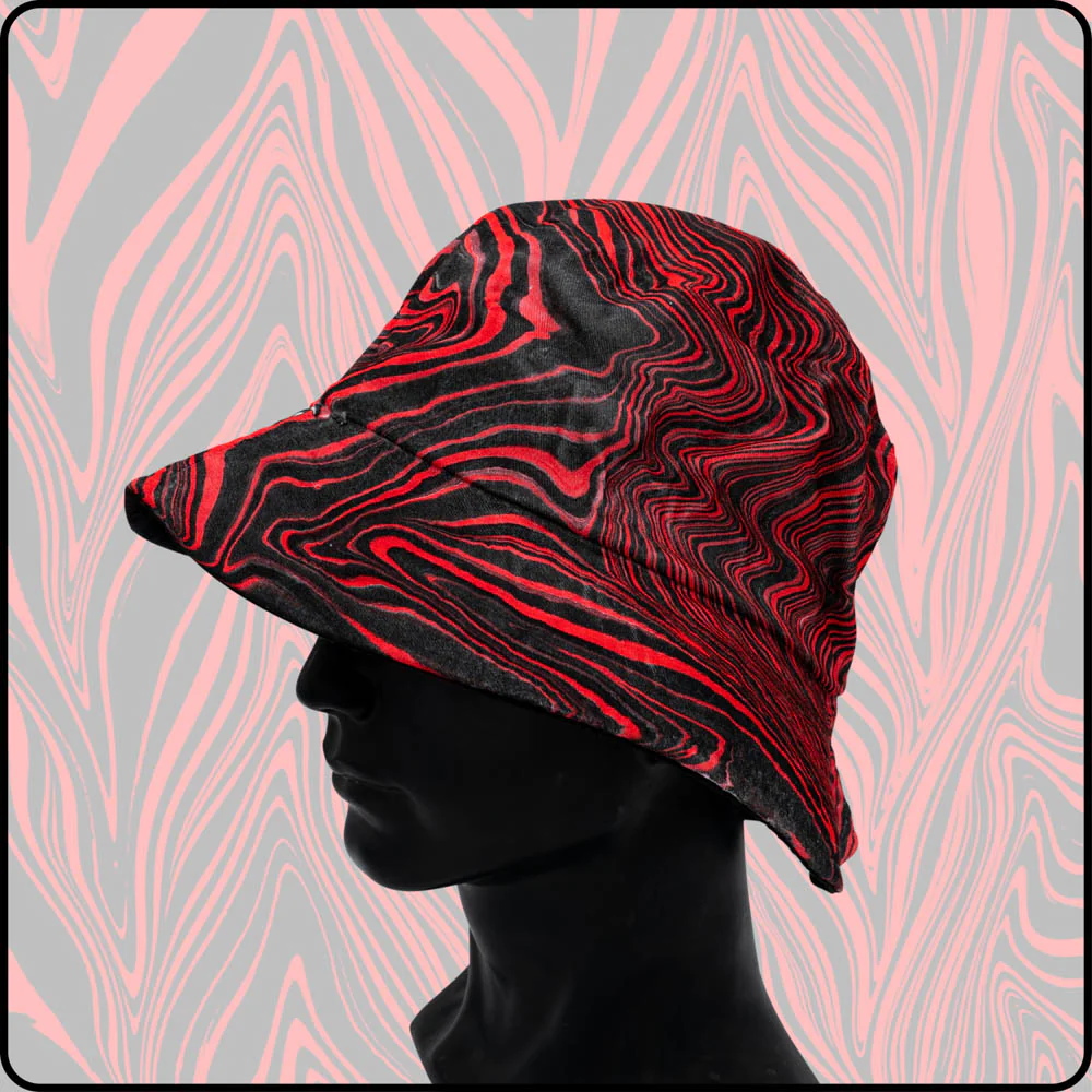 Blood Lines RGB Hydro-Dipped Bucket Hat - Image 2