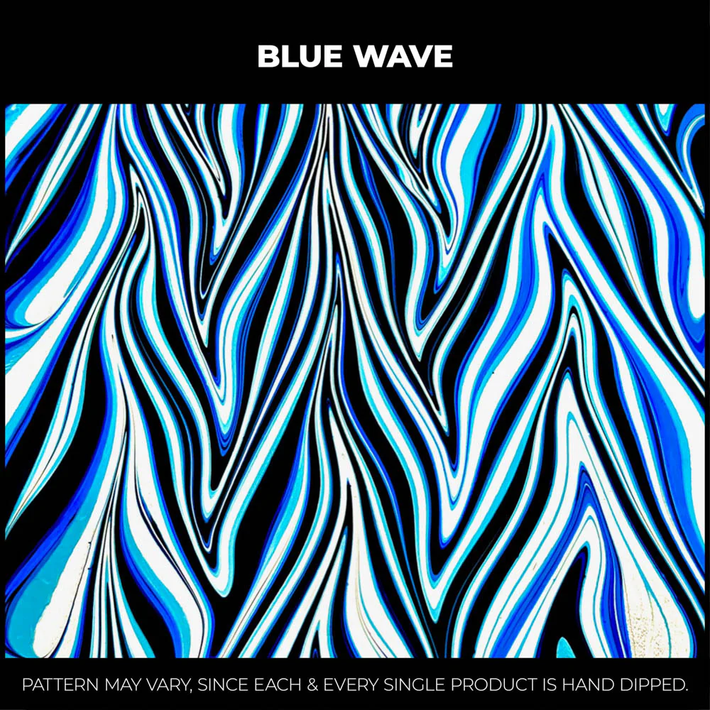 Blue Wave RGB Hydro-Dipped Fanny Pack - Image 3