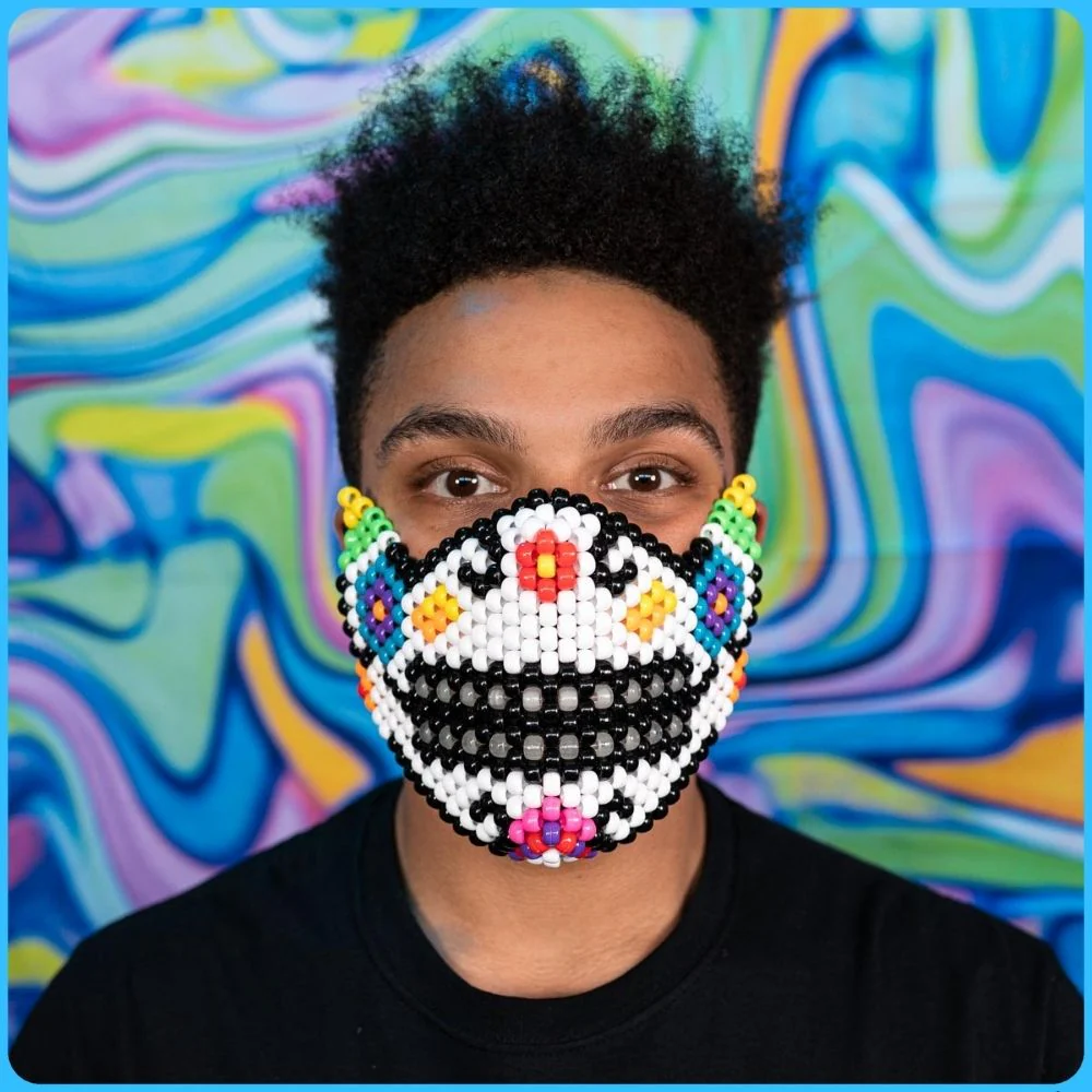 Cinco De Mayo Full Face Kandi Mask