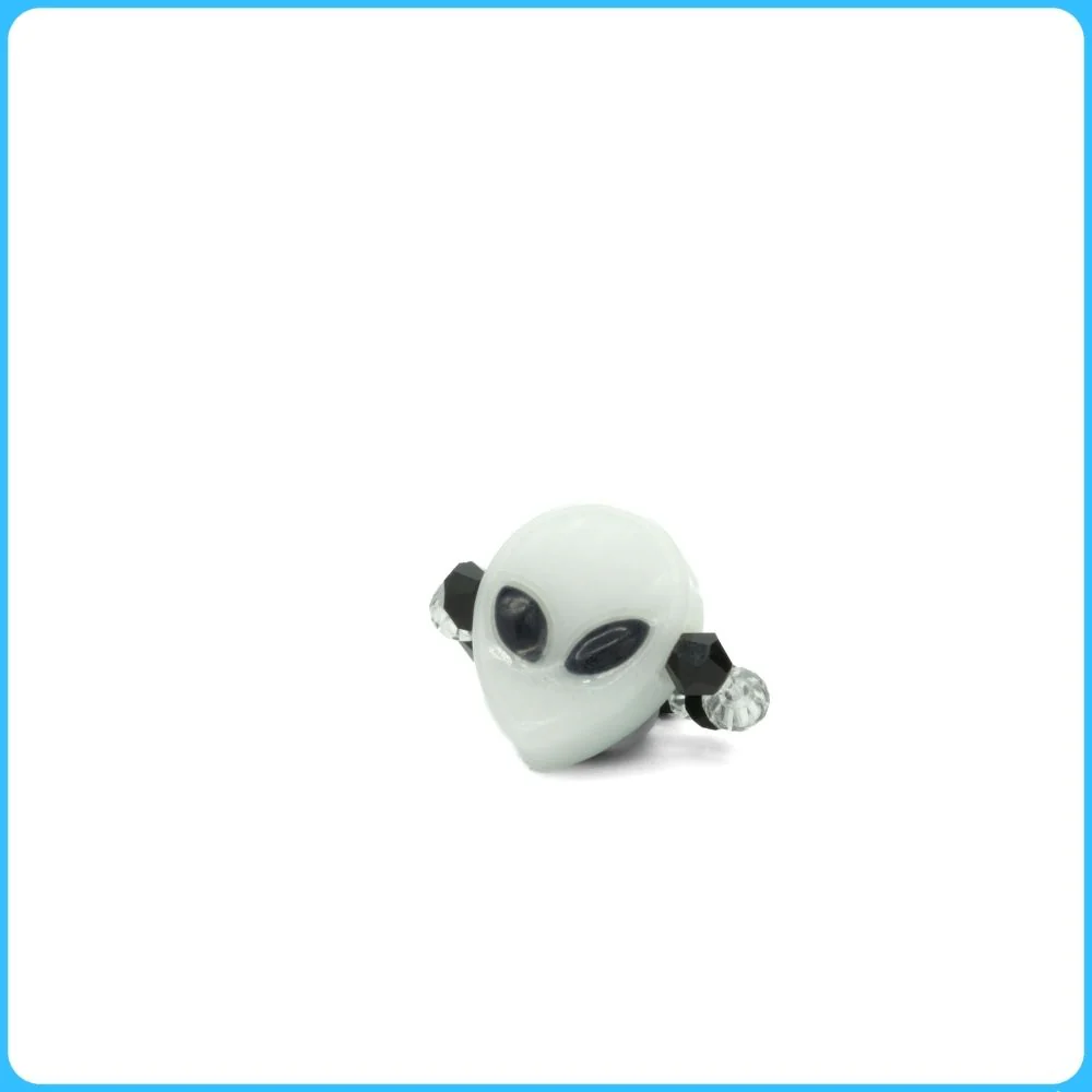 Glow-In-The-Dark Alien Kandi Ring & Bracelet - 2/Pack - Image 3