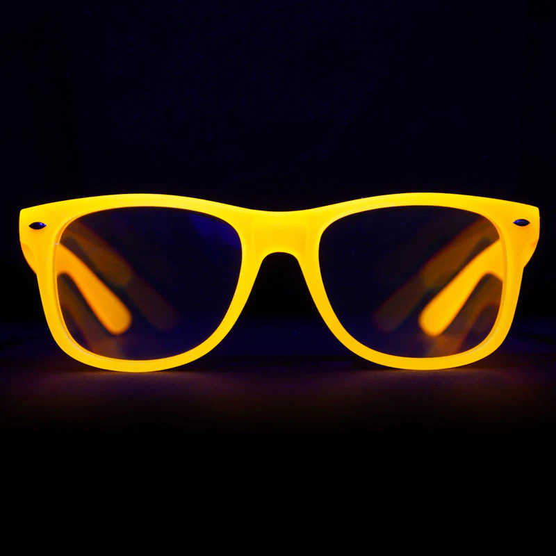 UV Reactive Orange Diffraction Glasses - Image 2