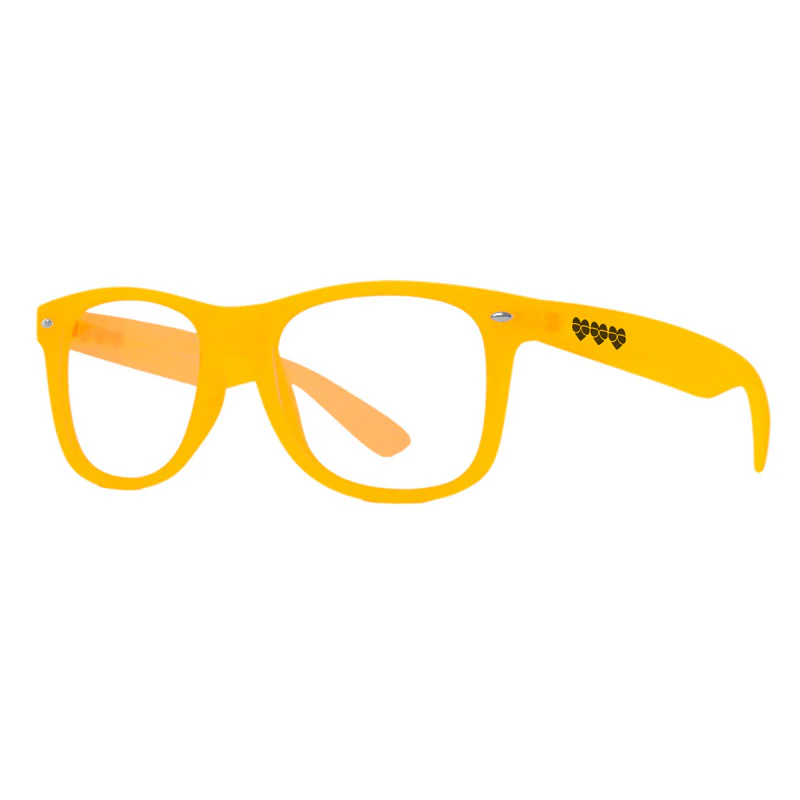 UV Reactive Orange Diffraction Glasses - Image 5