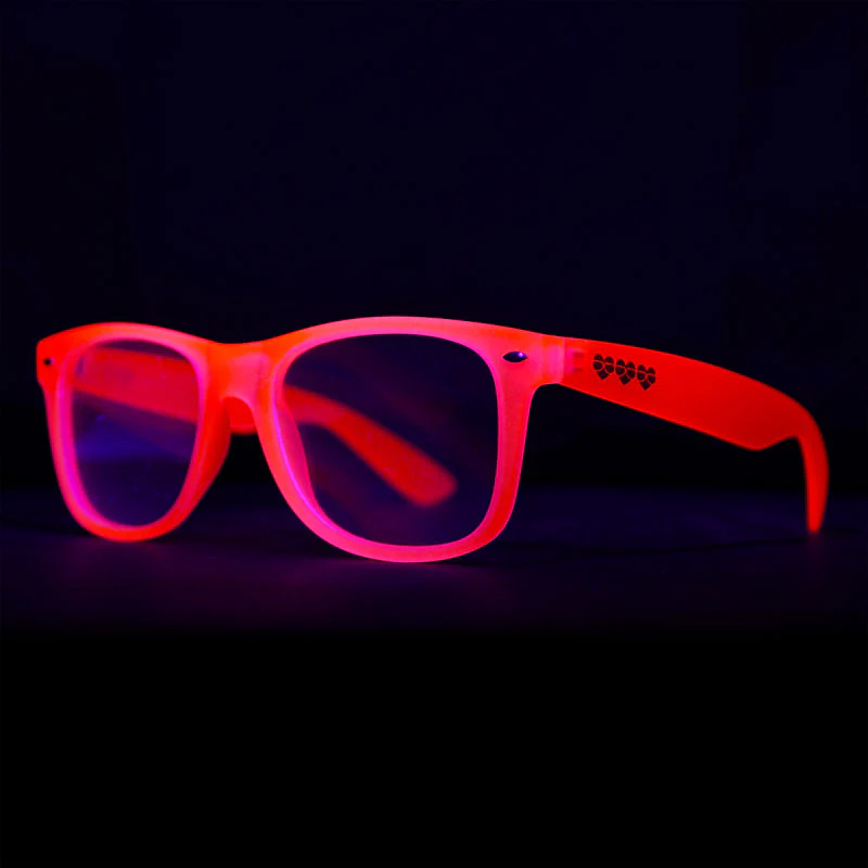 UV Reactive Pink Diffraction Glasses - Image 4