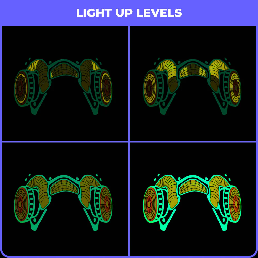 Graffiti | LED Sound Reactive Mask - Image 2