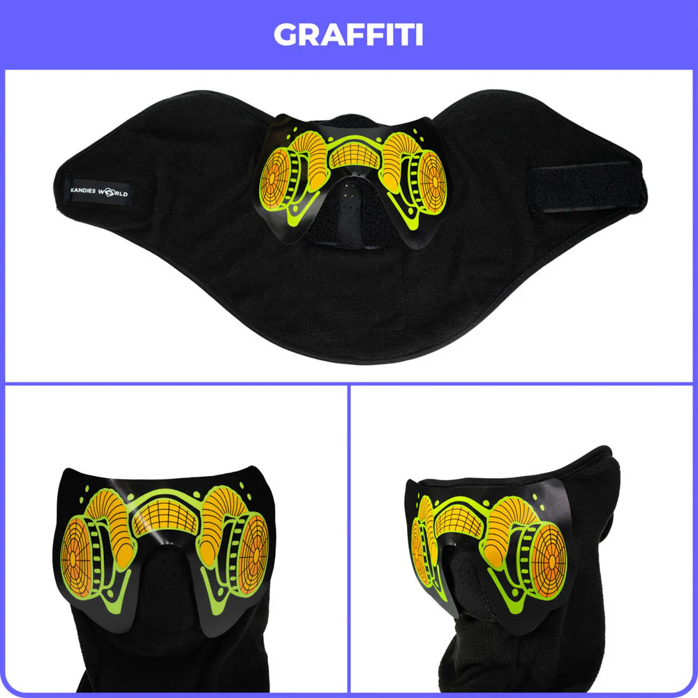 Graffiti | LED Sound Reactive Mask - Image 3