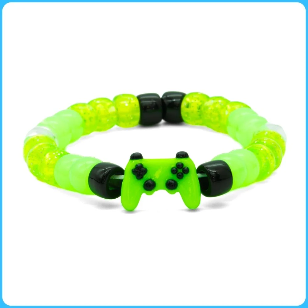 Green Classic Controller Kandi Bracelet