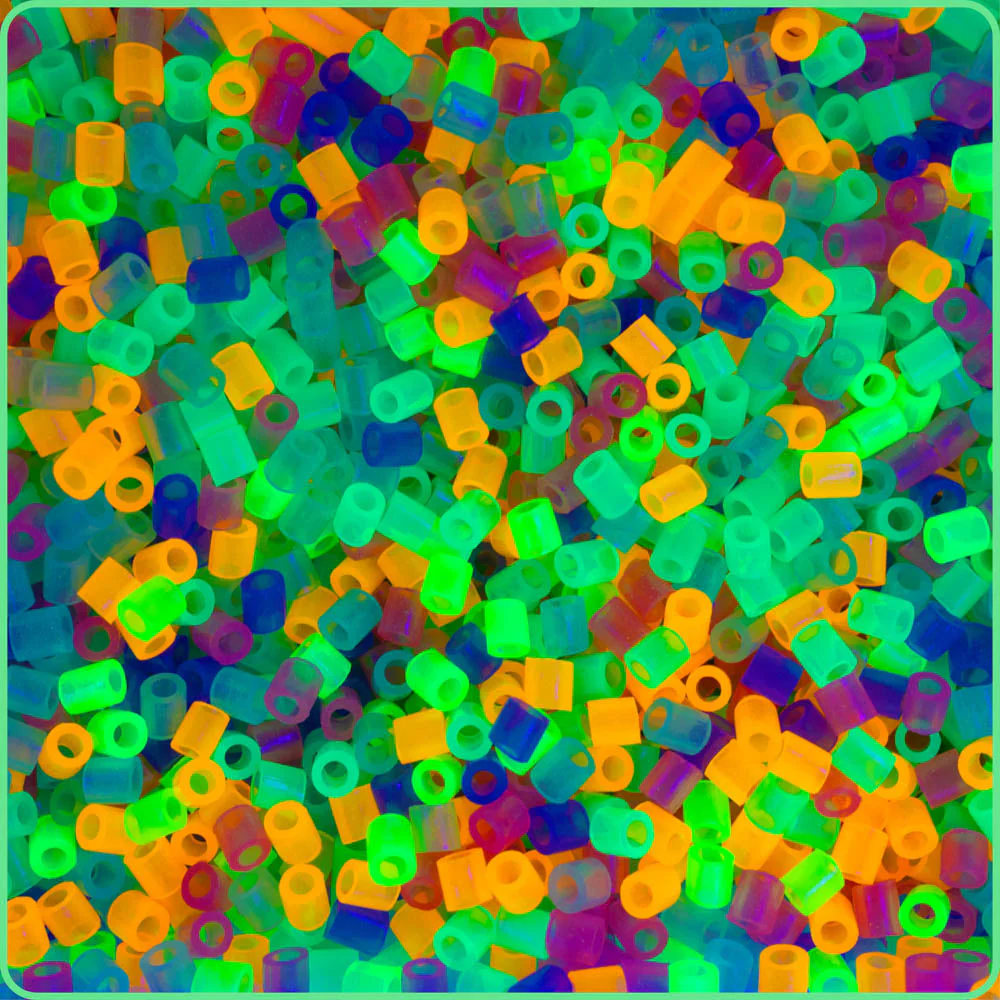 Green Glow-In-The-Dark Fuse Beads - 5mm - 1000/Pack - Image 3