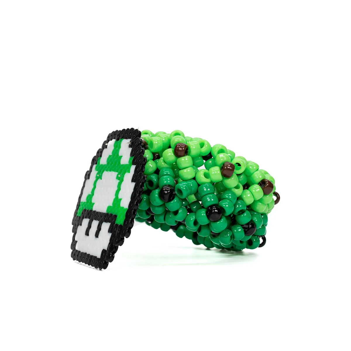 Green Super Mario Kandi Cuff Bracelet - Image 5