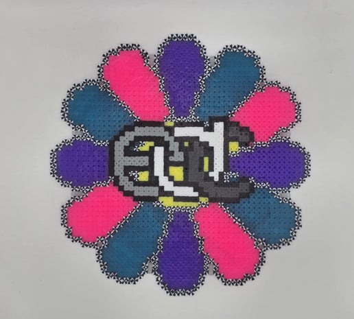 Jumbo EDC Daisy - (XL) Perler Art - Image 2