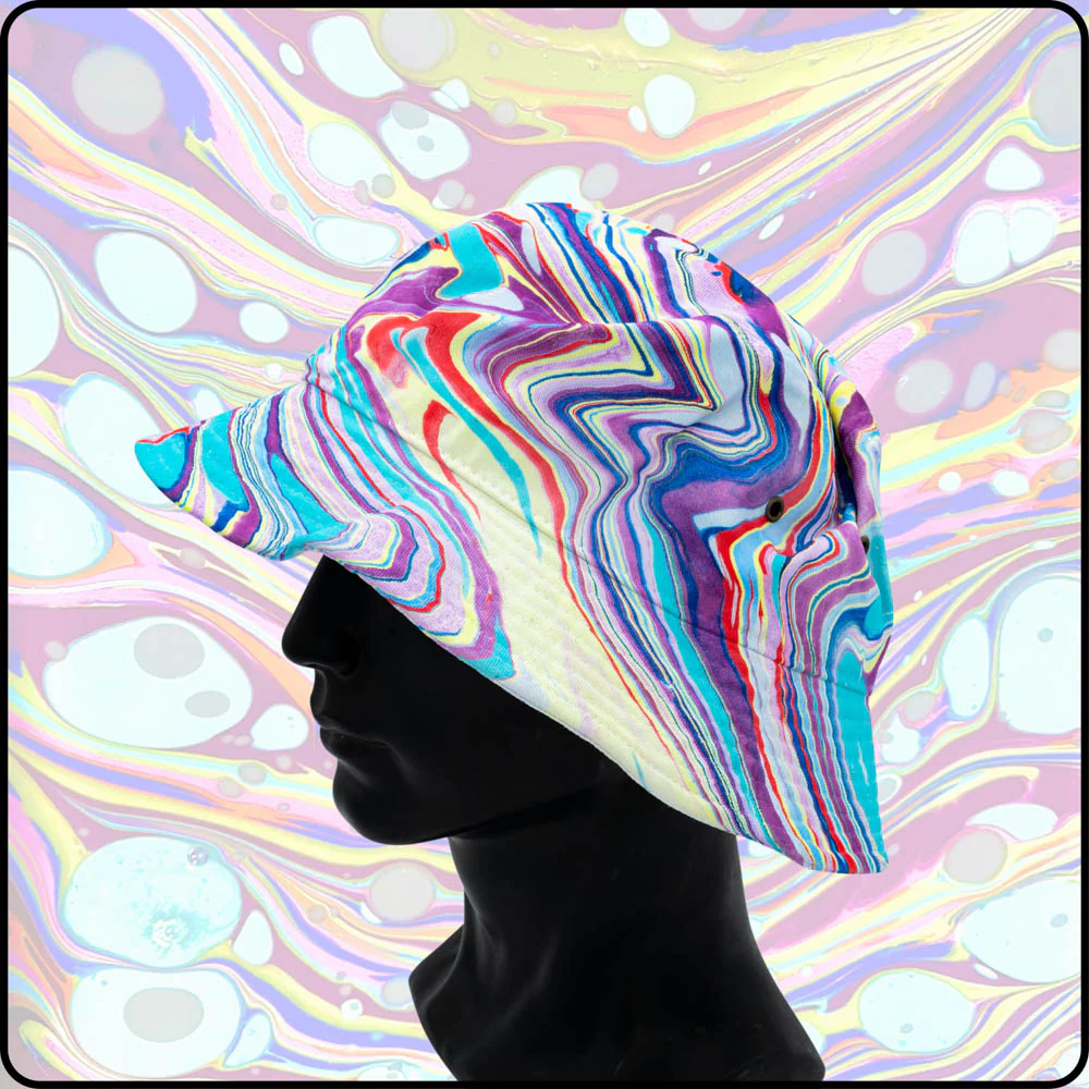 Kandi Dreams UV Hydro-Dipped Bucket Hat - Image 3