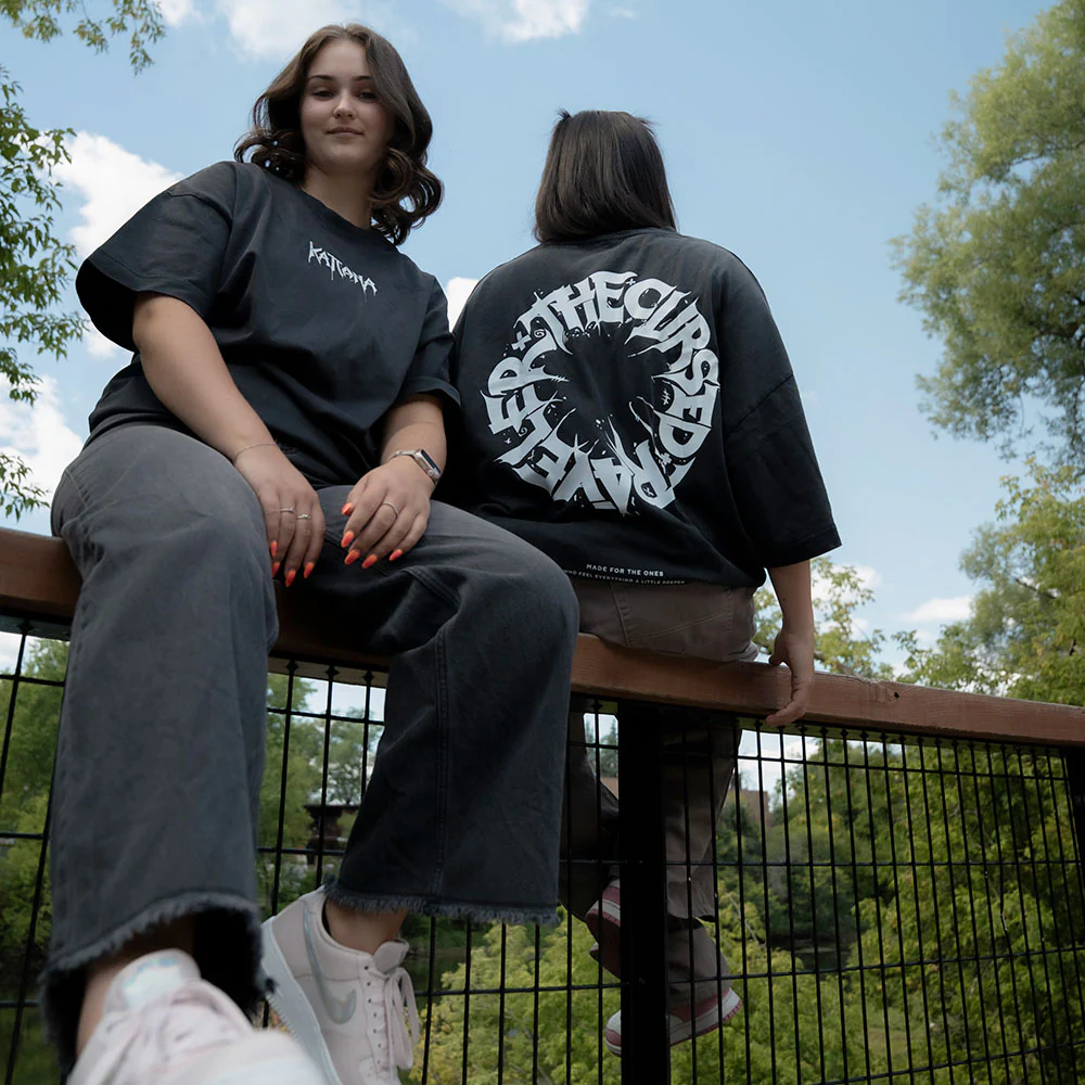KATTANA x Kandies world - Oversized Cursed Traveller T-Shirt - Image 4
