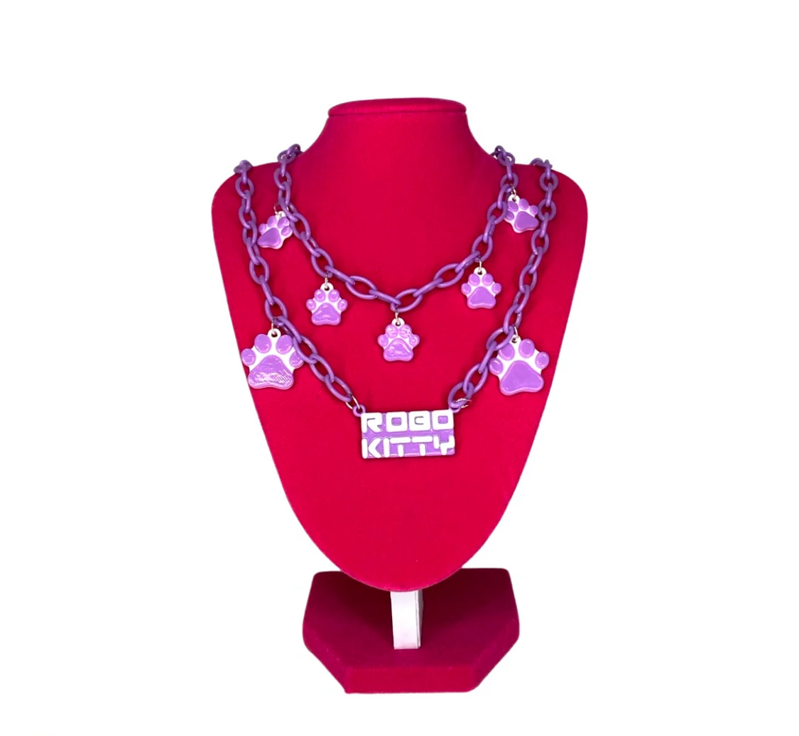 Limited Edition Forbidden Collection | Kandies World x NBKITTIEKAT Robbo Kitty Necklace - Image 5