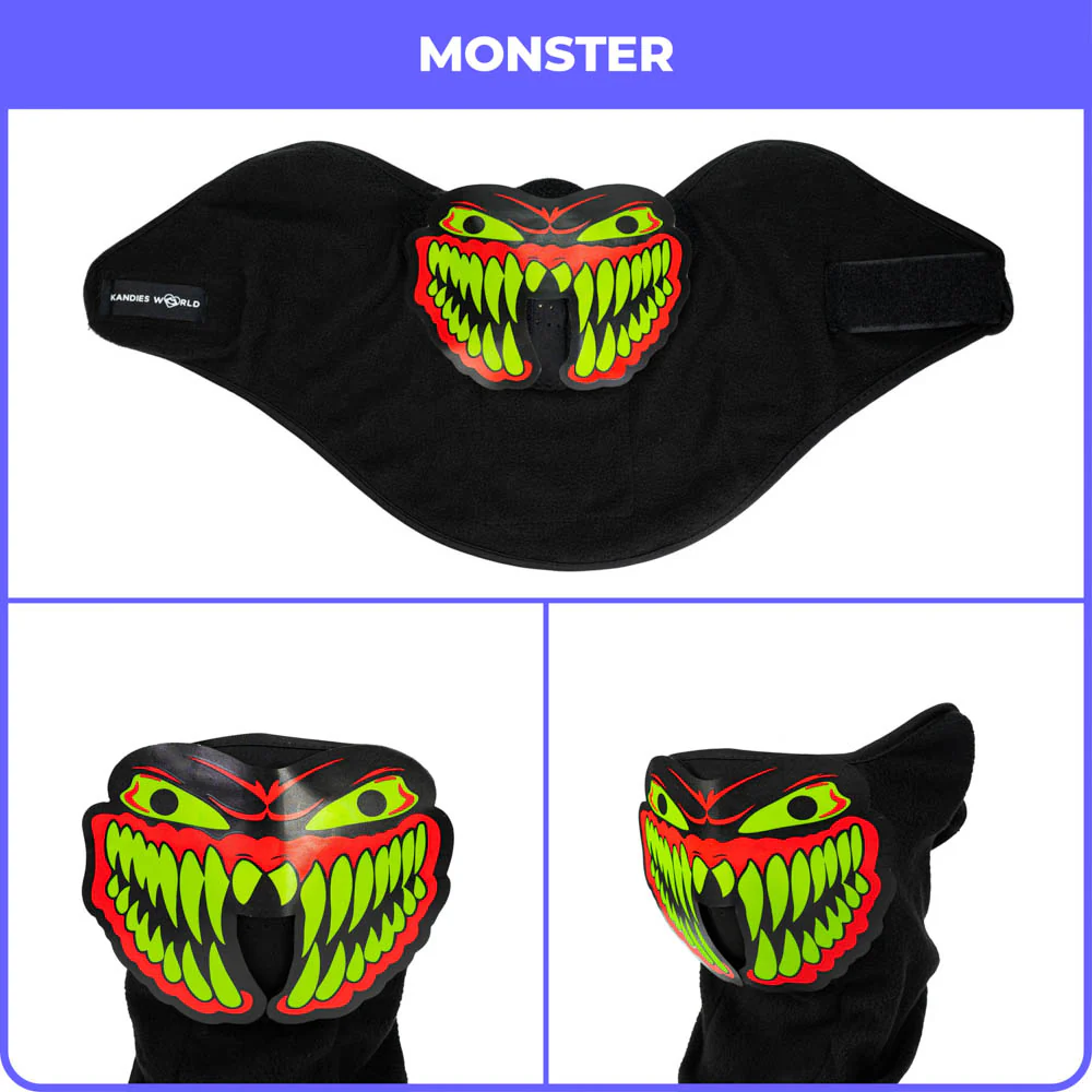 Monster | LED Sound Reactive Mask - Image 3