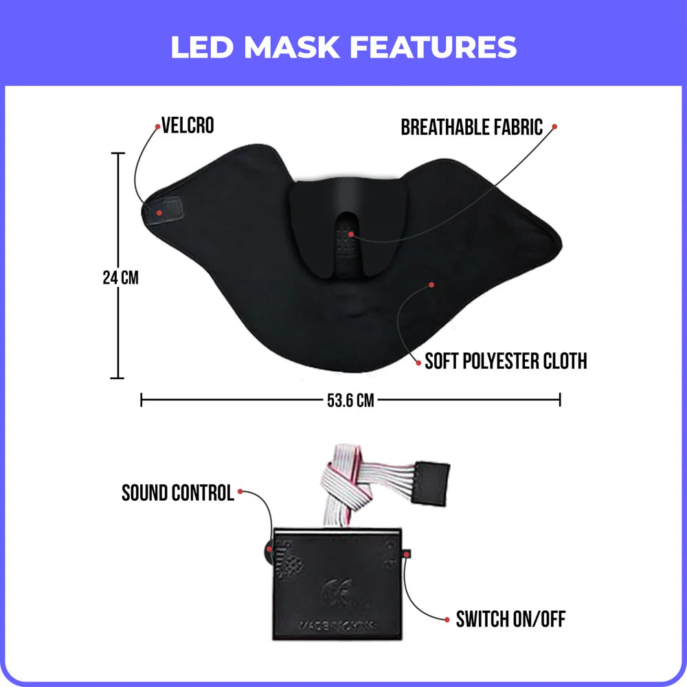 Mystical Owl | LED Sound Reactive Mask - Image 4