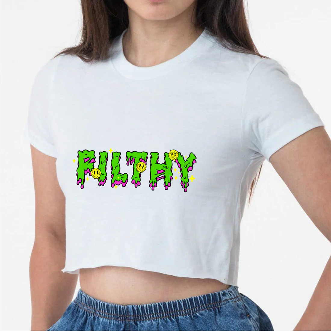 NBKittiekat Filthy Crop Top - Image 2