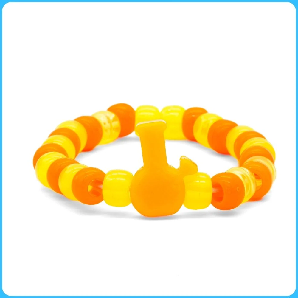 Orange Bong Kandi Bracelet