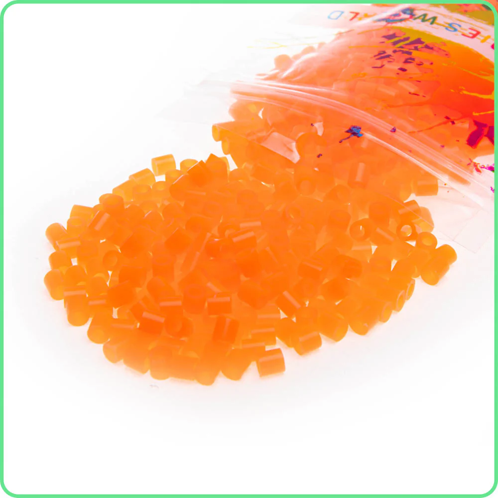 Orange Fuse Beads - 5mm - 1000/Pack - Image 2