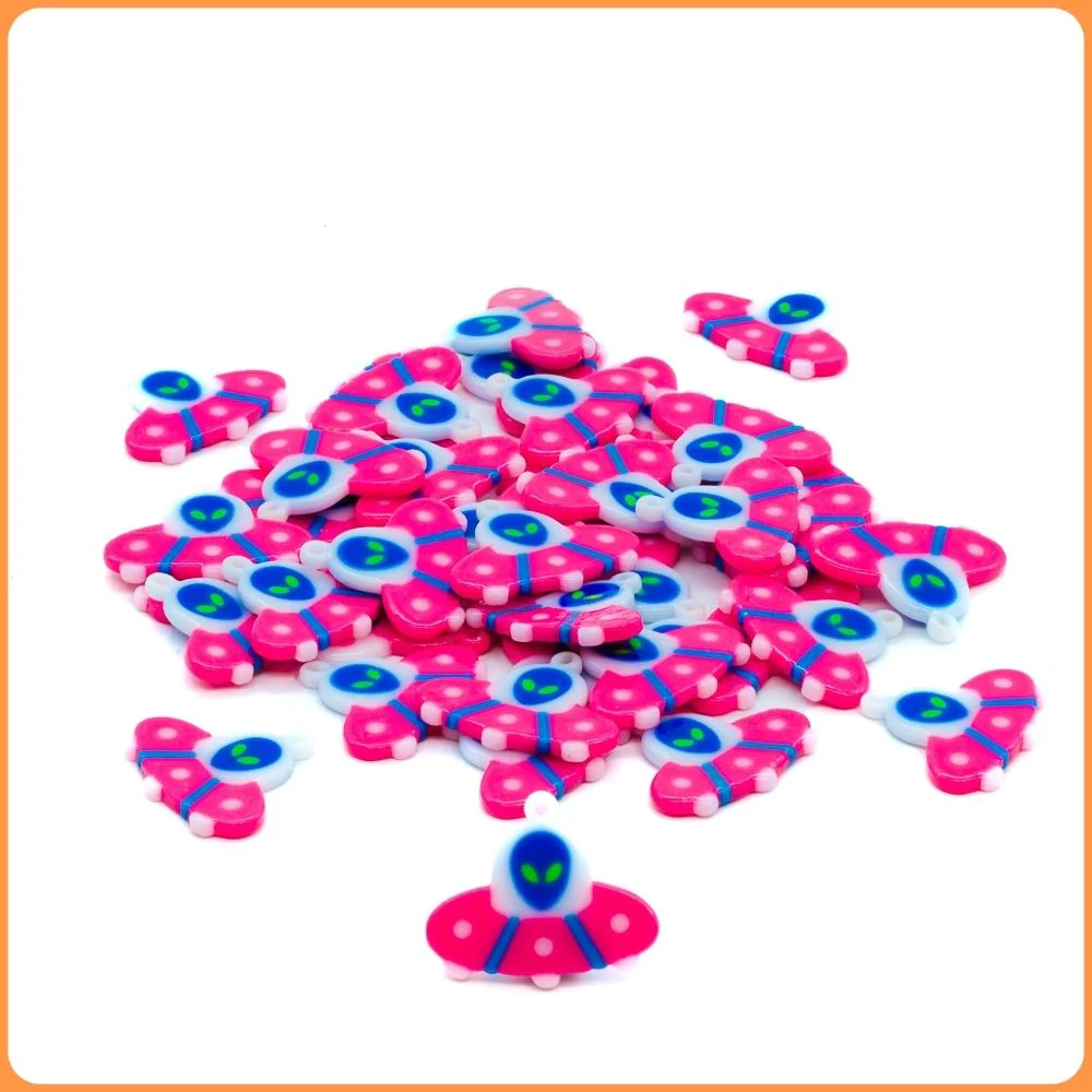 Pink Spaceship Custom Charms - Image 2