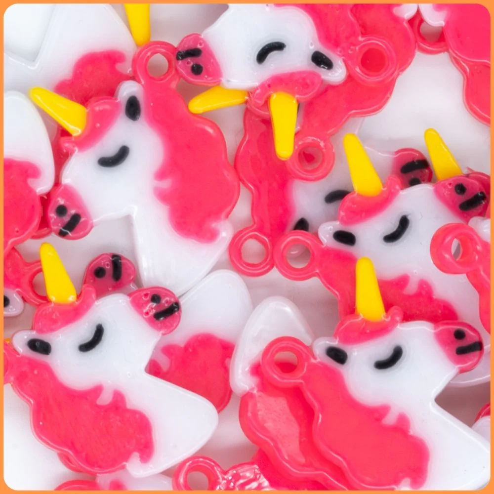 Pink Unicorn Custom Charms