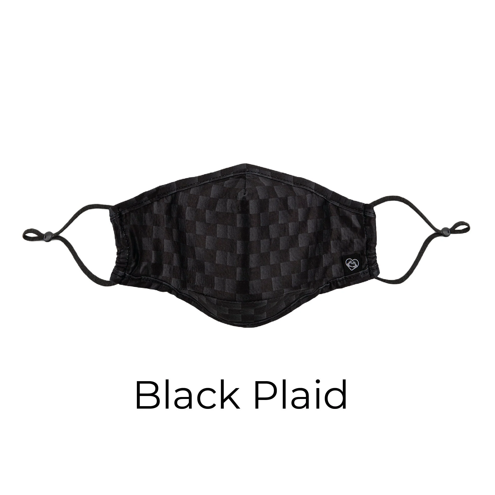 Plaid Pattern Face Mask For Adults. Filter Pocket, Nose Wire, Washable, Breathable and Adjustable Face Mask. Made in USA Rave Mask - Image 2