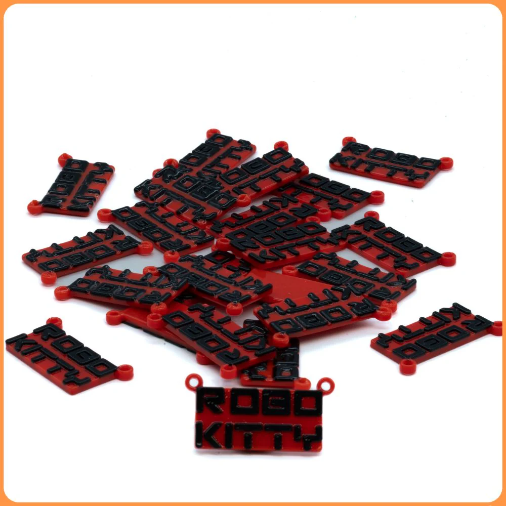 Red Robo Kitty Custom Charms - Image 2