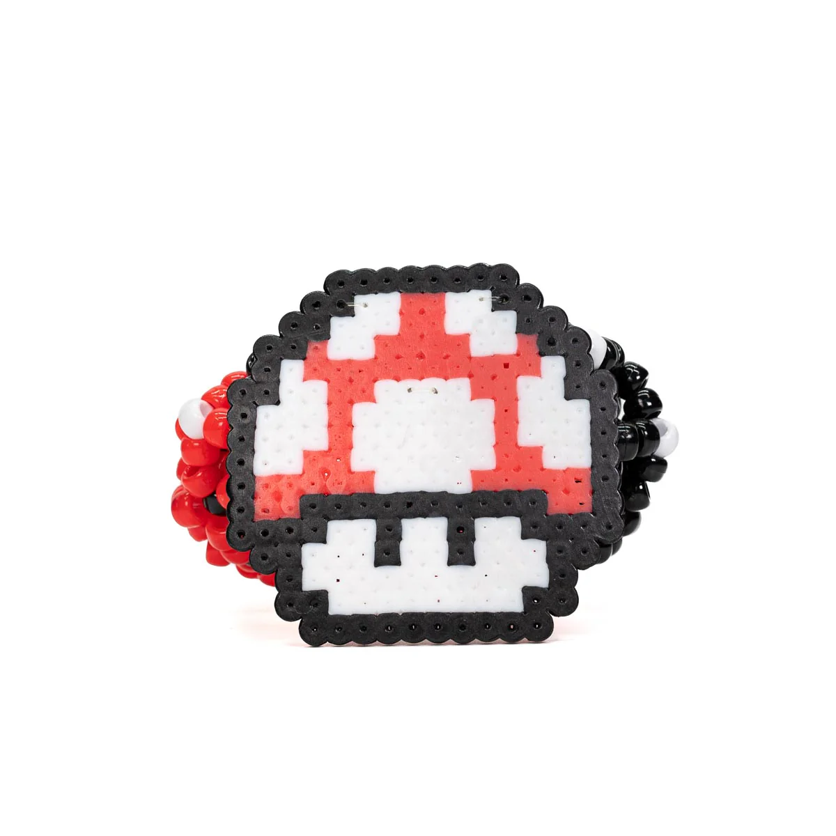 Red Super Mario Kandi Cuff Bracelet - Image 2