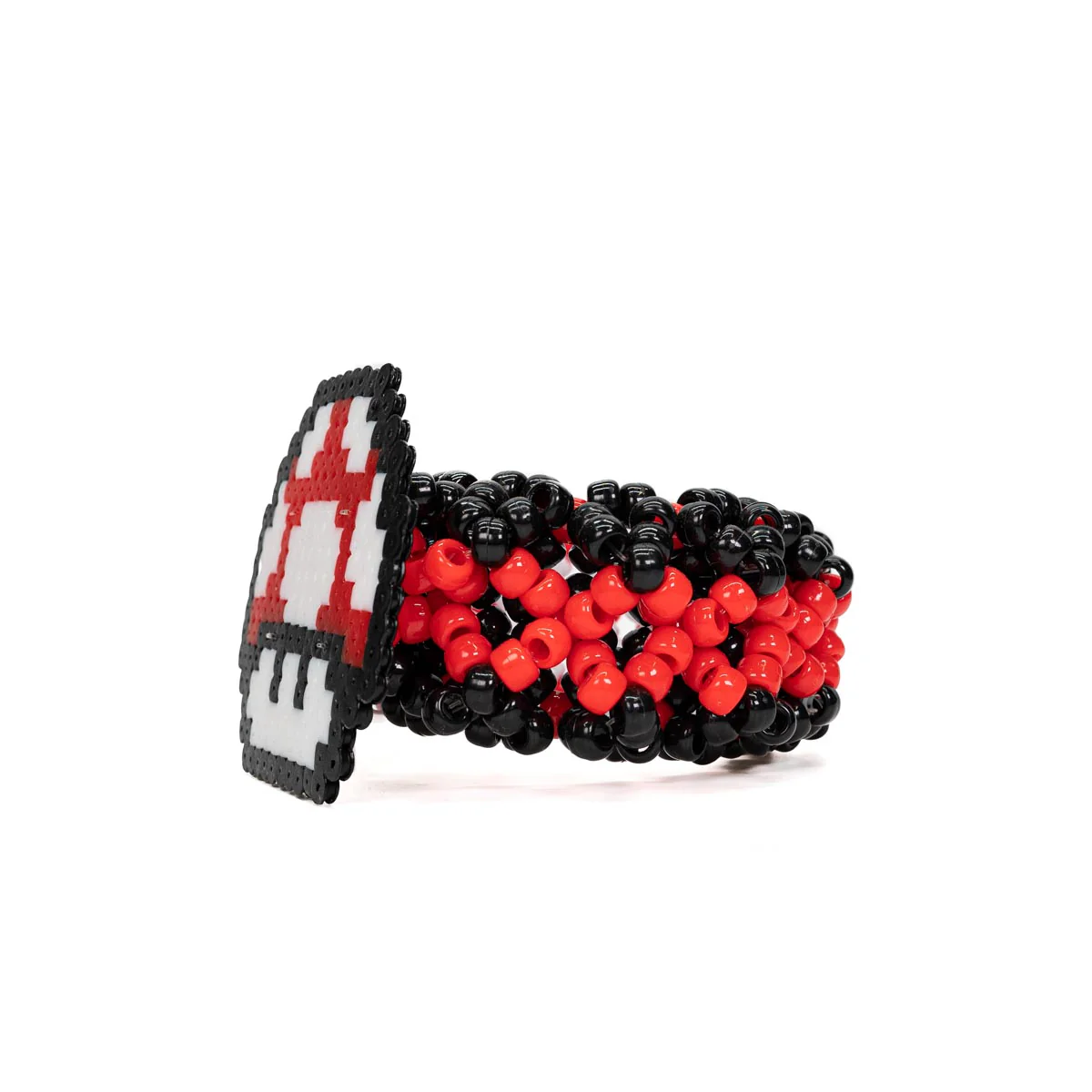 Red Super Mario Kandi Cuff Bracelet - Image 5