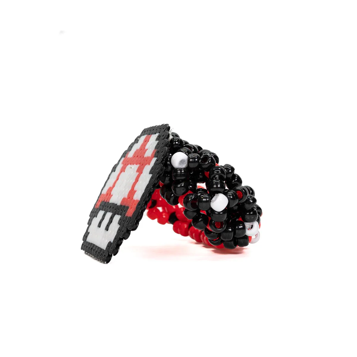 Red Super Mario Kandi Cuff Bracelet - Image 6