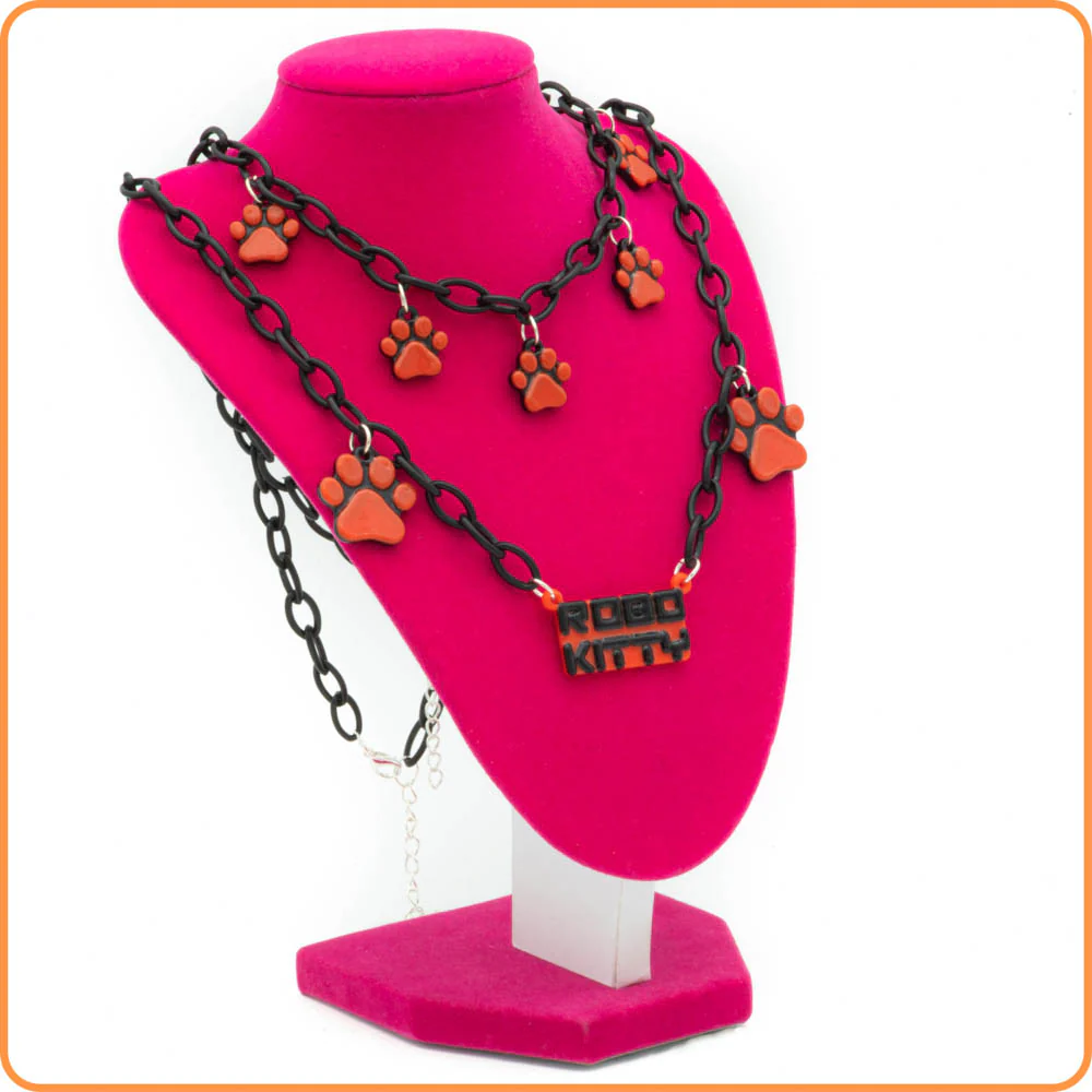 Robo Kitty Necklace - Image 3