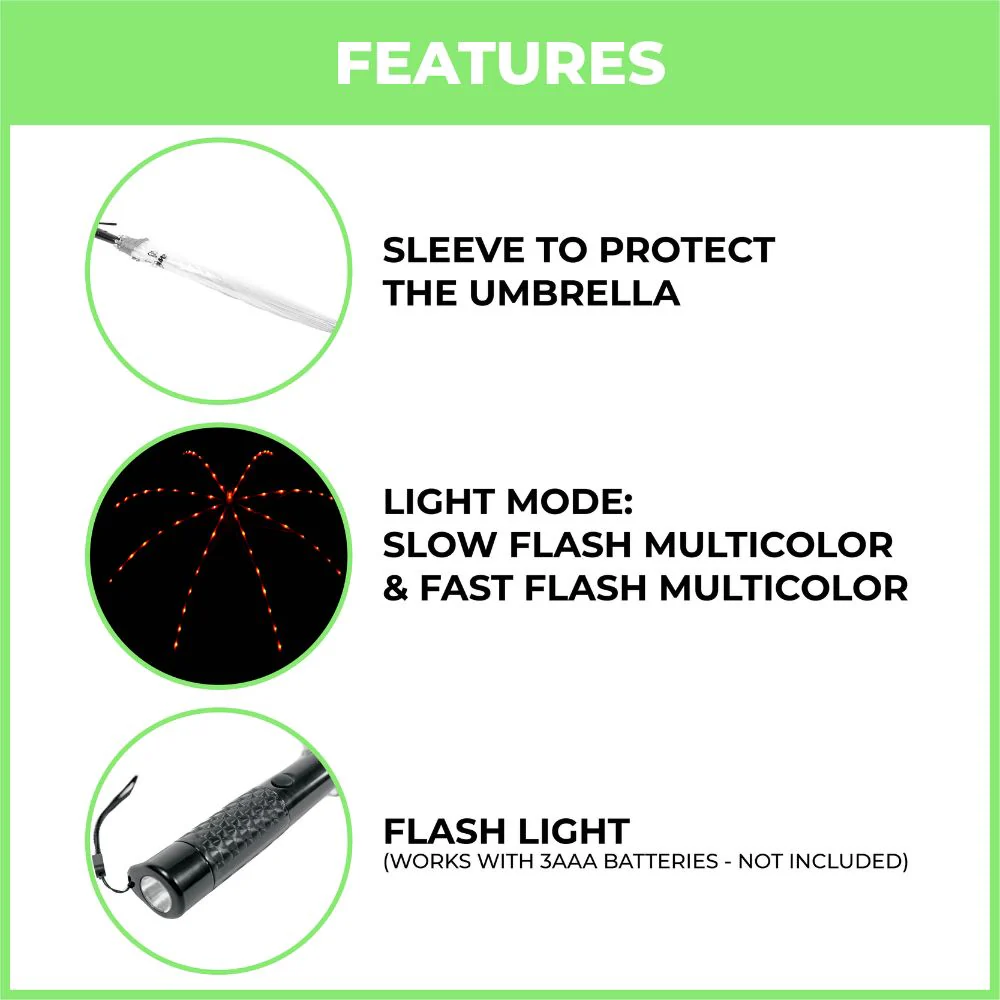 Royal Blue LED Umbrella - Image 6