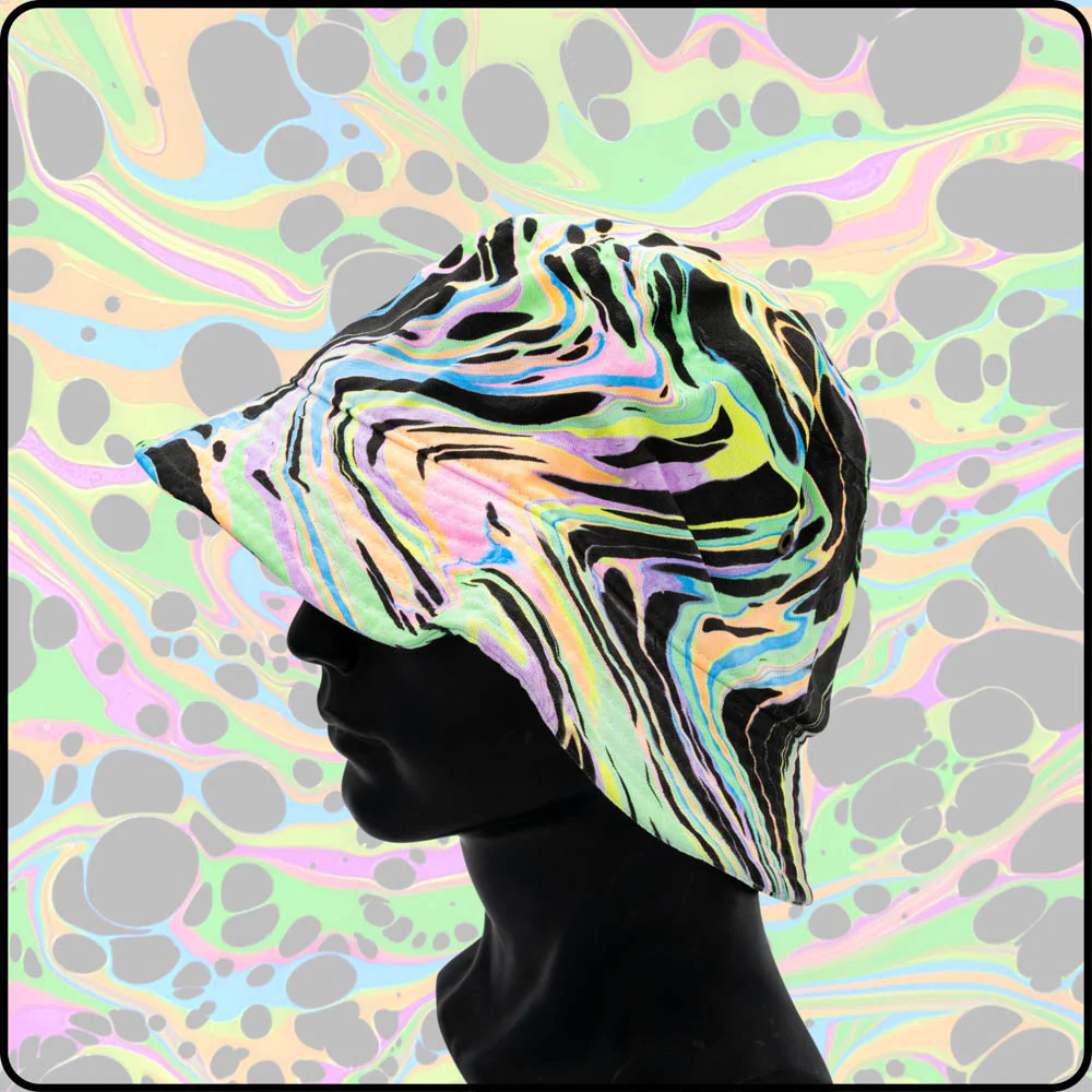 Space Spiders UV Hydro-Dipped Bucket Hat - Image 3