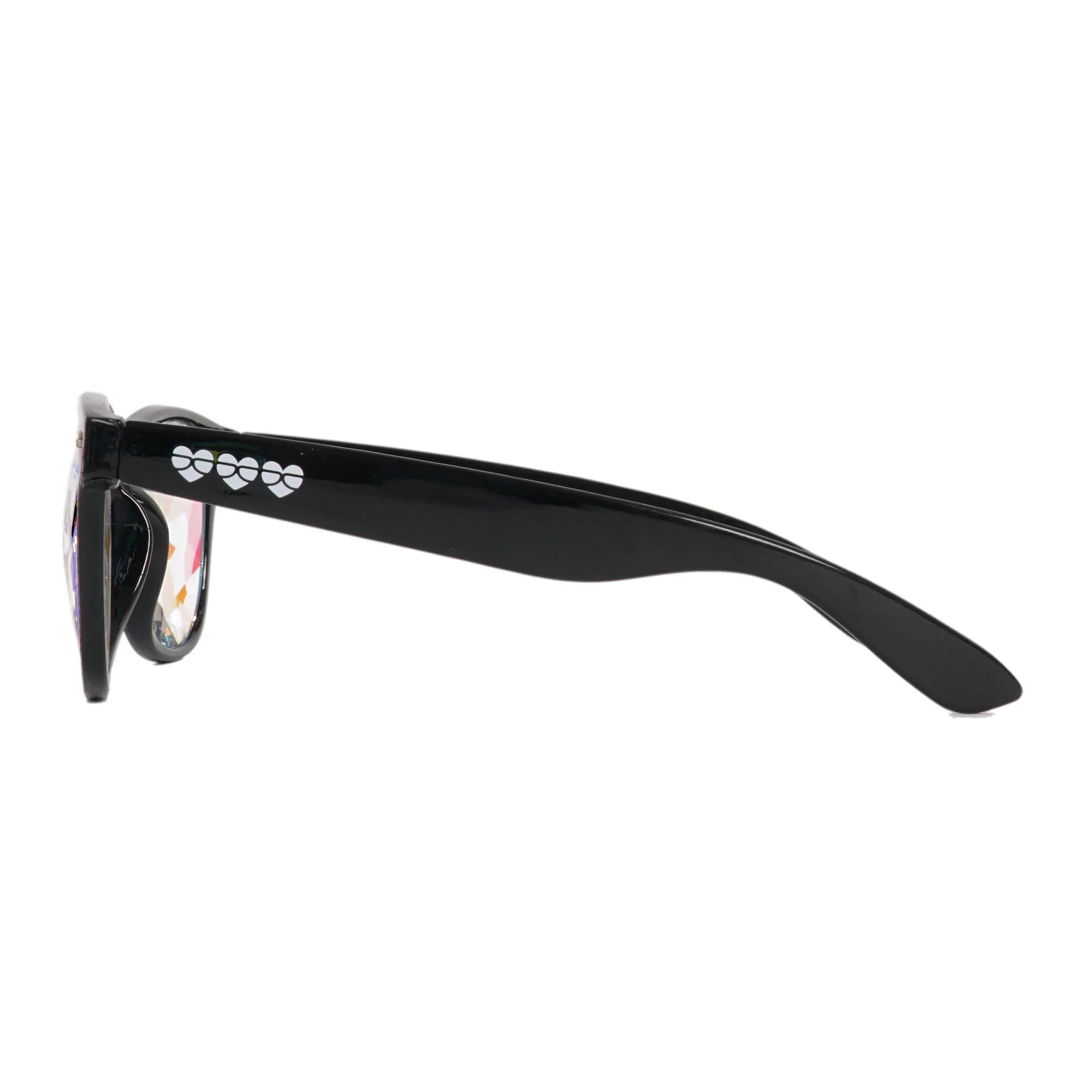 Black Square Kaleidoscope Glasses - Image 3