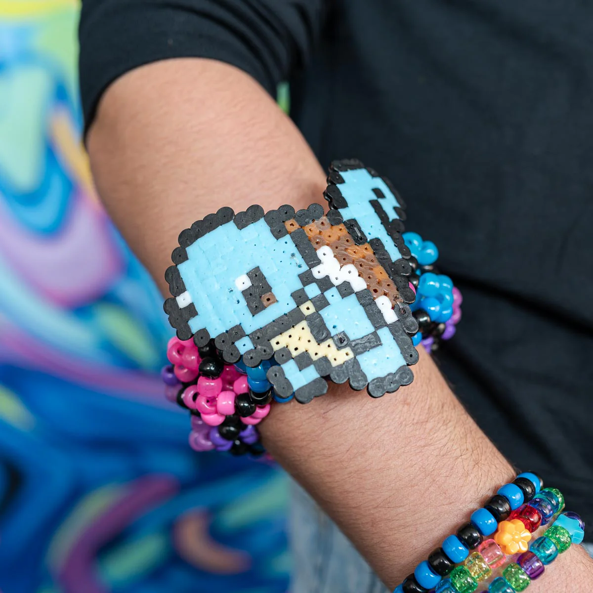 Squirtle Kandi Cuff Bracelet - Image 3