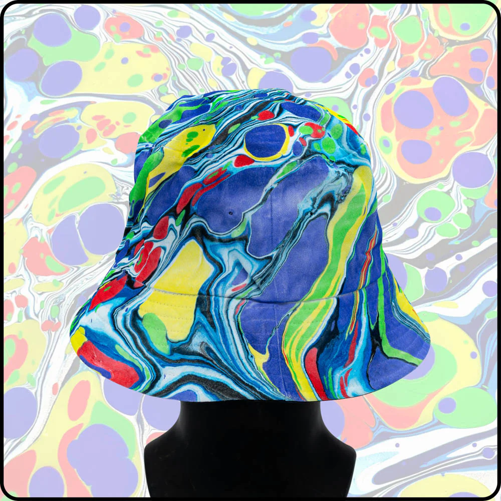 The Lenny RGB Hydro-Dipped Bucket Hat - Image 3