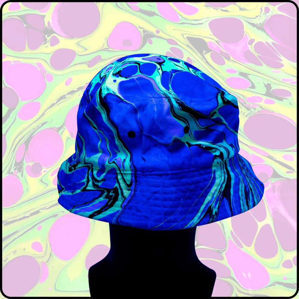 Toxic Waste UV Hydro-Dipped Bucket Hat - Image 6