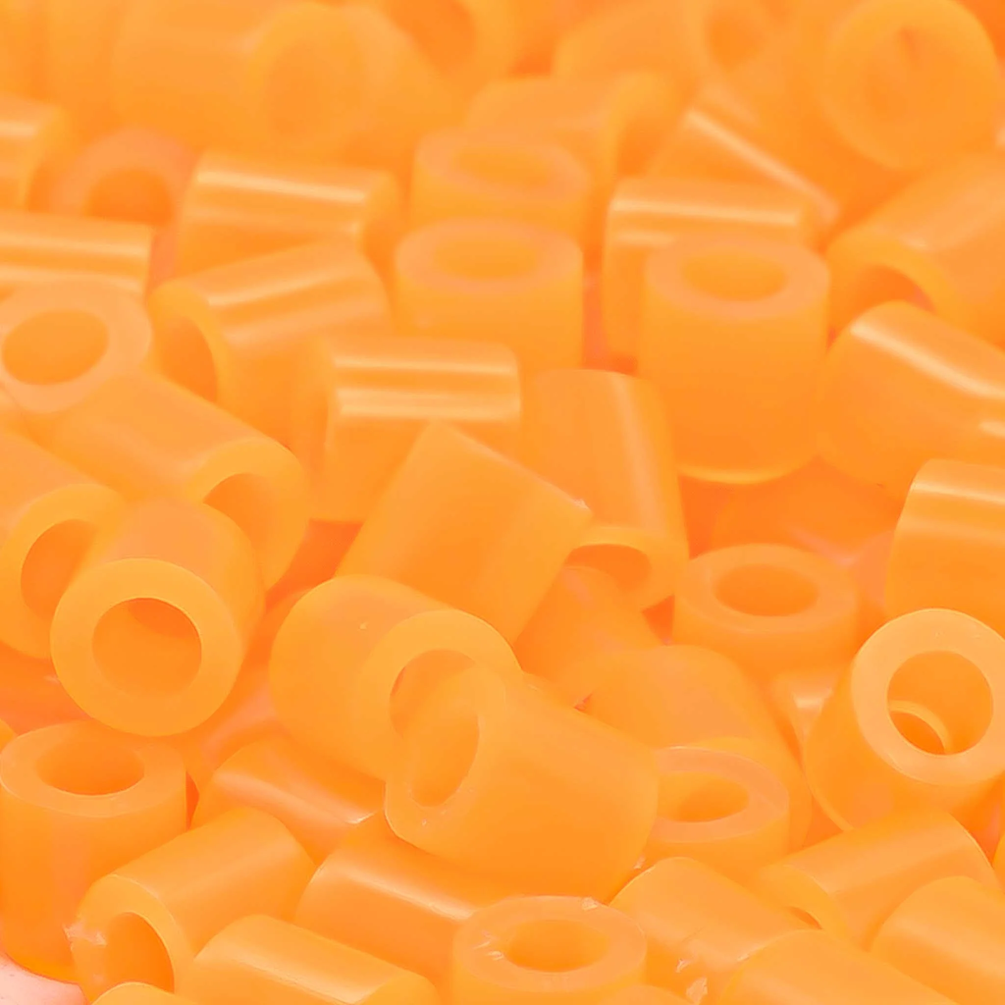 Translucent Neon Orange Fuse Beads - 5mm - 1000/Pack