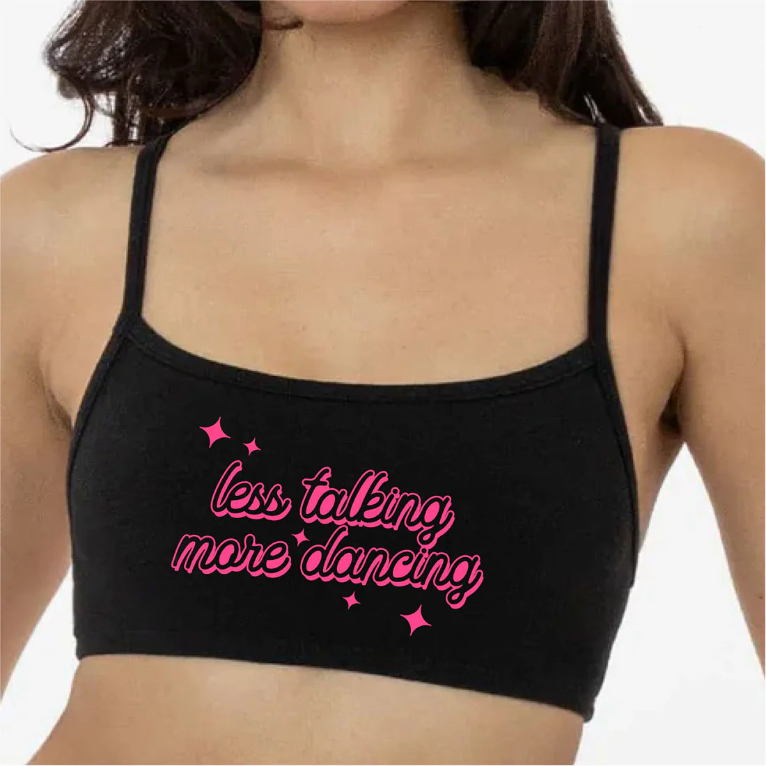 TrickyKenicki Less Talking More Dancing Bralette