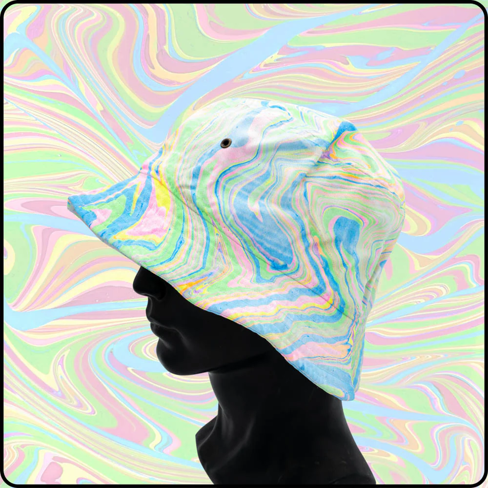Unicorn Farts UV Hydro-Dipped Bucket Hat - Image 3
