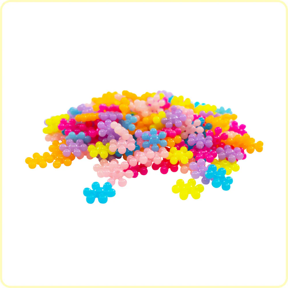 UV Fluorescent Daisy Flower Beads - 150/Pack - Image 3
