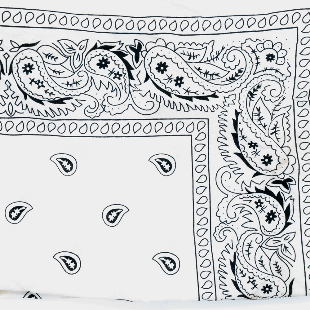 Vintage Paisley Bandana - Dimensions 20in x 20in - Image 7