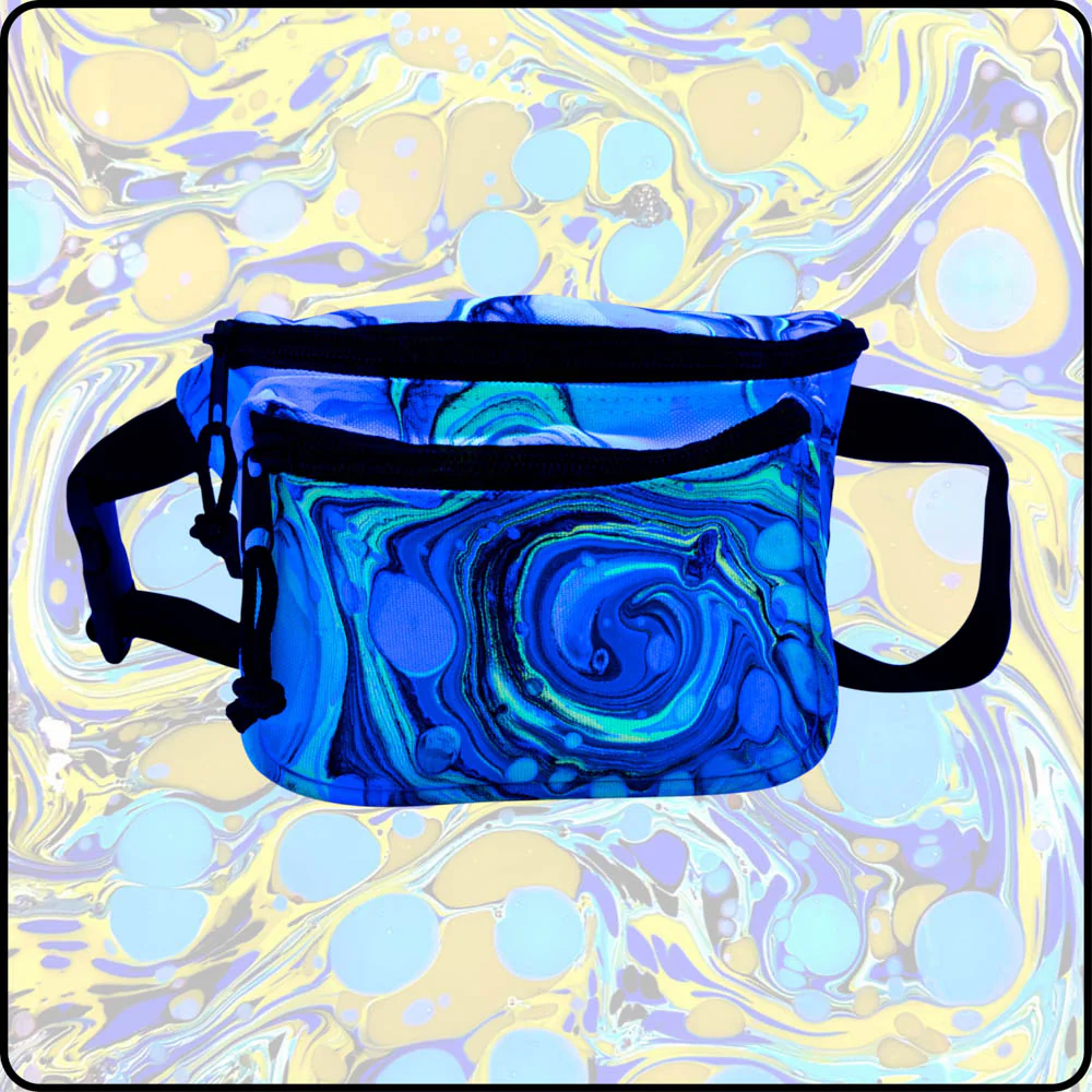 Yellow Snowcone UV Hydro-Dipped Fanny Pack - Image 2
